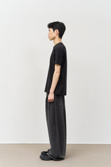 ピケカーブドスウェットパンツ (2color)