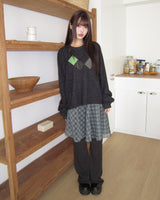 Choa Vintage Argyle Patch T-shirt