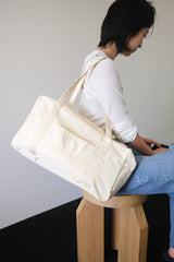 standard duffle bag (cream yellow)