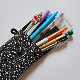 Pencil Pouch_Quilted Heart Black