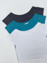 Lena Boat Neck Short Sleeve T-Shirt