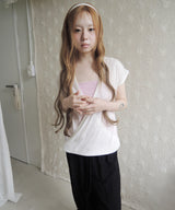 BELL DRAPE WRAP T-SHIRT