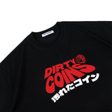 DirtyCoins Wavy Logo T-Shirt - Black