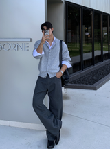 グラスソフトラウンドニットカーディガン
