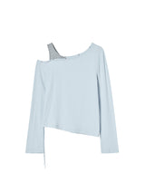アイレットオフショルダー L/S (LIGHT BLUE)
