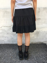 Textured midi skirt (3color)