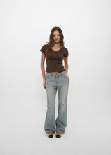 [B-BASIC] Standard Short Sleeve V-Neck Tee (2 SIZE)