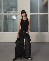 Hands Utility Pocket Cargo Denim