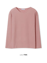 ASCLO Warm Boat Neck Rib Knit T (6color)