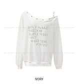 Vint Eyelet Strap Sweatshirt