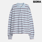 Coca ストライプ ラグビーTシャツ