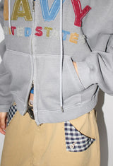 KITSCH APPLIQUE HOODIE