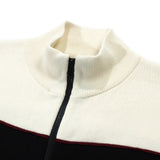 ASCLO チャンプカラーリングニットジップアップ (3color)