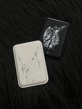 drawing magsafe card wallet (black)