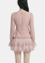 Rose Mood Chiffon Blouse
