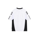 スポーティナイロンフットボールオーバーフィットTシャツ