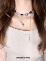 [Heart2Hearts Yuha, IDLE Minnie PIck!] トリプルハートネックレス