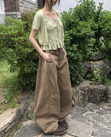 Chelco Curved Cotton Pants