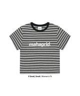 STRIPE BASIC LOGO TEE_GREY