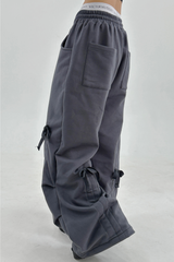 (SHIRRED BOW❤/BRUSHED FLEECE❤/100% COTTON) トレーニングパンツ - 3 COLOR
