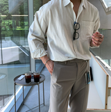 Logane Premium Ice Linen Overshirt