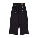 DETACHABLE CARGO STRAP PANTS (BLACK) F25ZD978