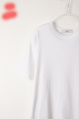 Boxy round T-shitrs (White)