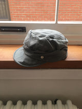 Linen newsboy cap