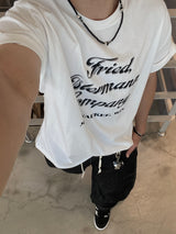 フレイドプリンティングTシャツ 2C