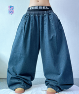 STRIPE BALLOON PANTS🩶💙 - 2 COLORS