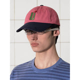 U LOGO TWO-TONE CAP / PINK