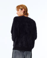 Hairy Cardigan/Black