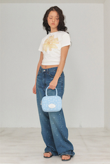 Lumpy Bumpy Totebag Sky Blue