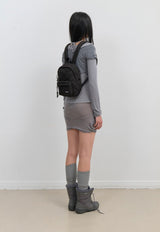 Halter Strap Long Sleeve / Grey