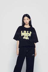 24FW オールドスクールクラックプリンティングショートスリーブTシャツブラック