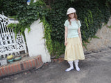 MONET LACE SHIRRING SKIRT
