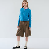 RVS Round Neck Cardigan Blue