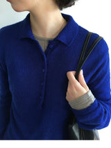 Elle Slim Collar Knit (4color)