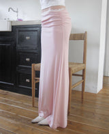 plumpy on sagging lace maxi sk