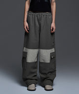 [NF] WAFFLE CHECK UTILITY NYLON PANTS (KHAKI BROWN)_F24QD866