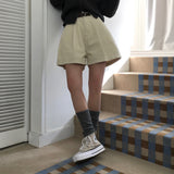 [Belidmade/thigh correction]クレイゴールデンピンタックショーツ