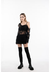 ニューヨークレザーオーバーソールチェルシーアンクルブーツ (Black)