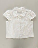 Way Collar Neck Cap Sleeve Short Sleeve Blouse Summer Jacket 2 Colors