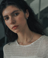 [925 silver] Deux.silver.197 / ペンデュパールピアス (シルバー)
