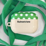 oab マッシュルーム Airpodsケース(green)