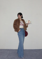 シャドウファージャケット (IVORY, BROWN 2COLORS!)