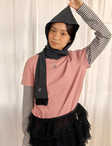 REVERSIBLE FRILL MUFFLER (BLACK)