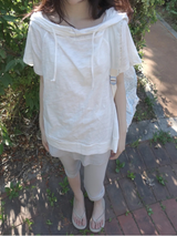 bolt hood tee