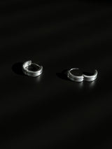 [925silver] One touch matt earring