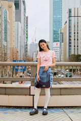 KIRSH X TOKYO ビックチェリークロップTシャツ【サーモン】